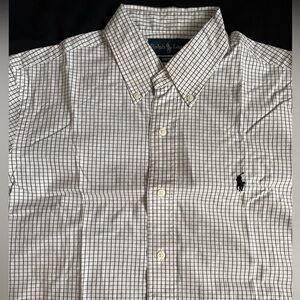 Ralph Lauren Striped Long Sleeves Button Down Men's Dress Shirt Size M